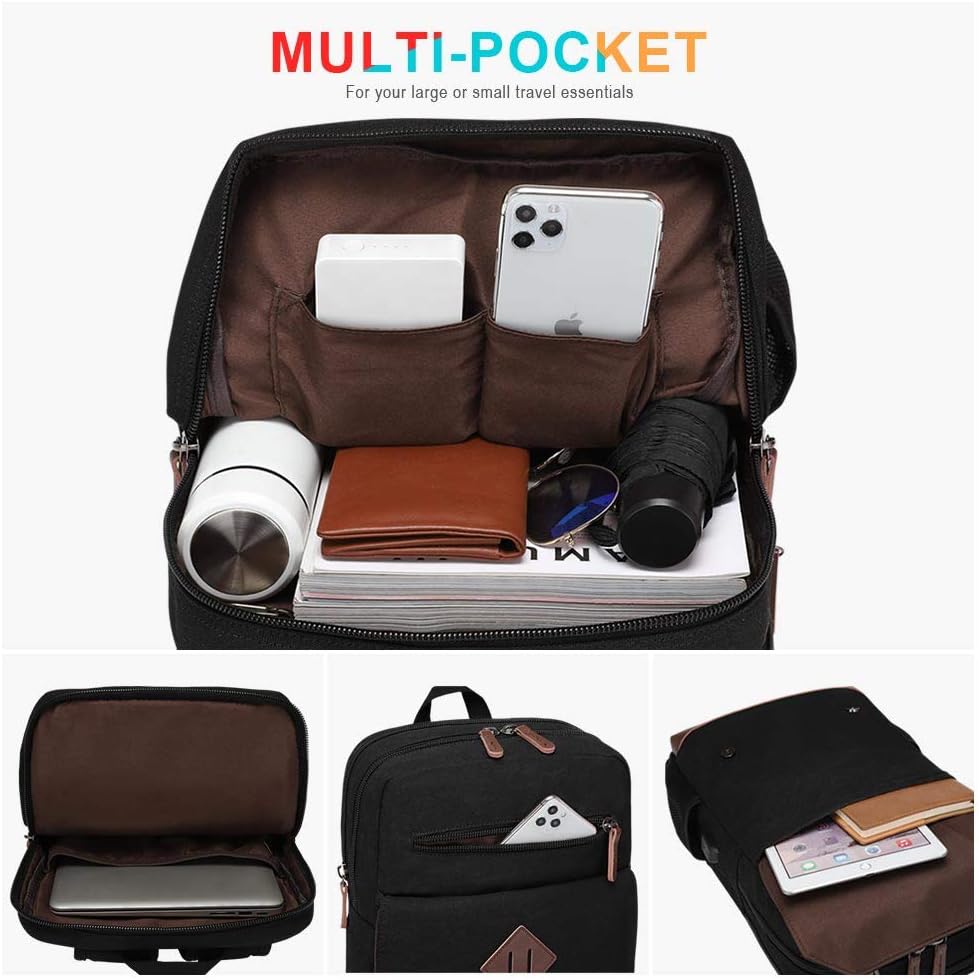 Friendly Canvas Backpack for Men Women
