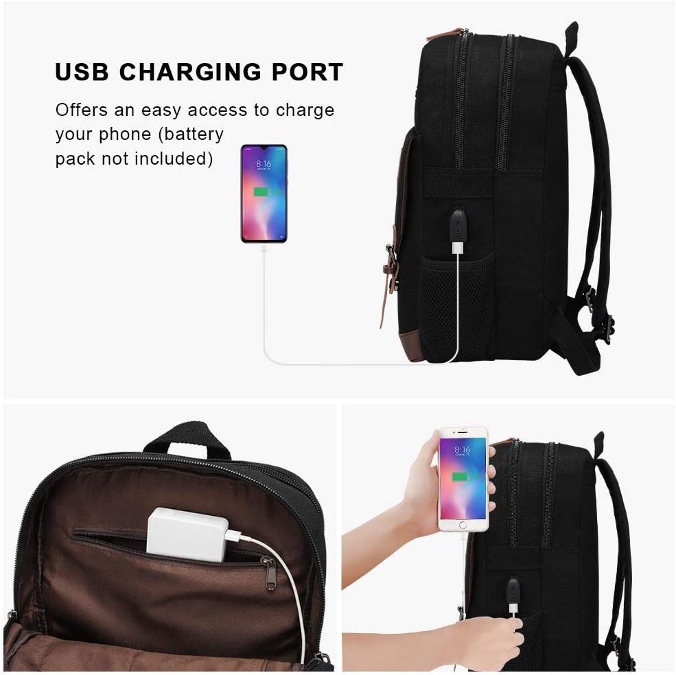 Friendly Canvas Backpack for Men Women