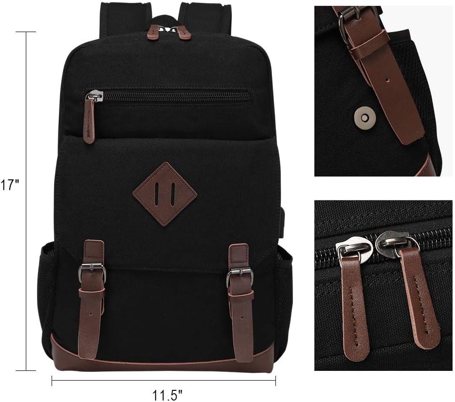 Friendly Canvas Backpack for Men Women