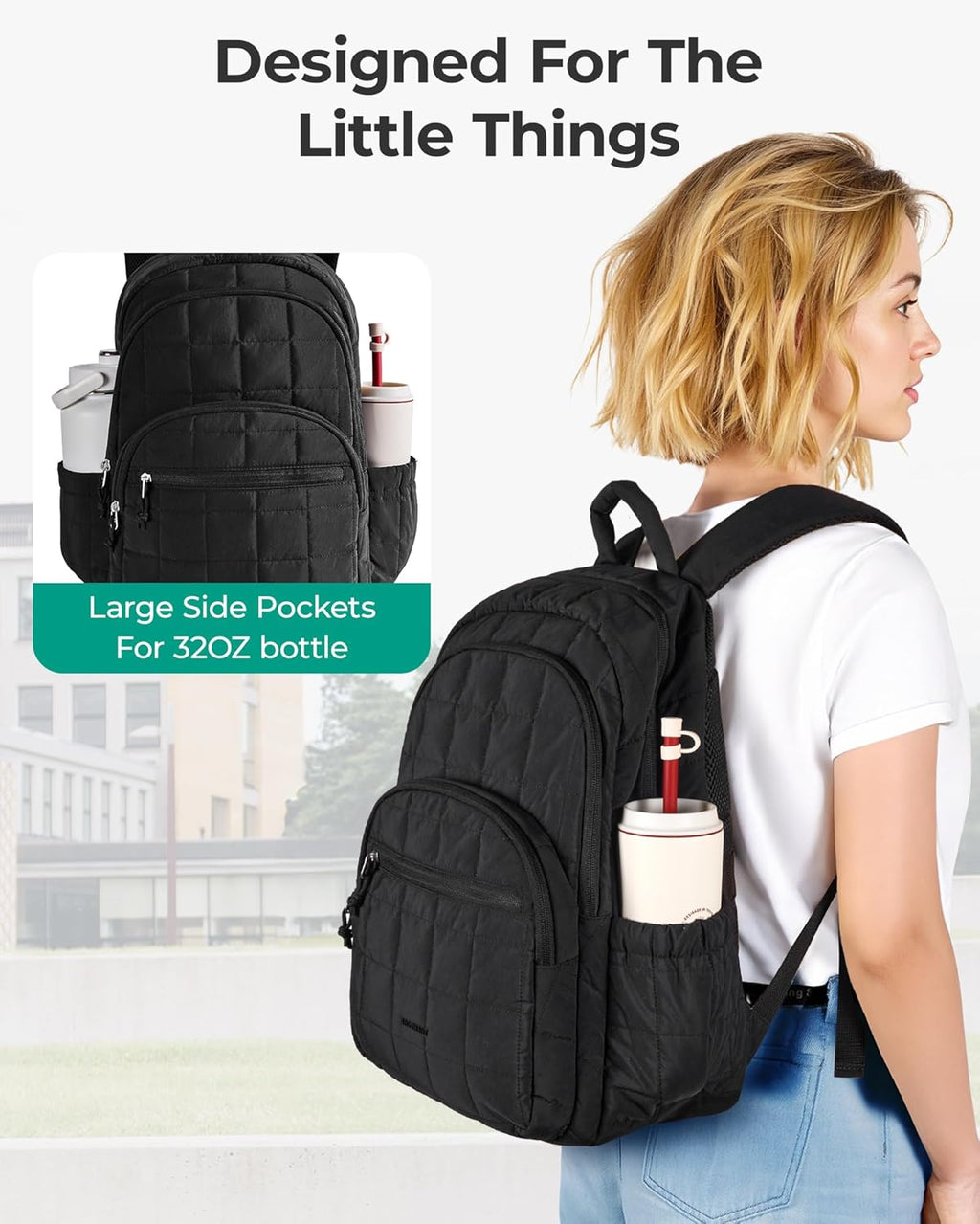 College Laptop Backpack, Travel Backpack for Women