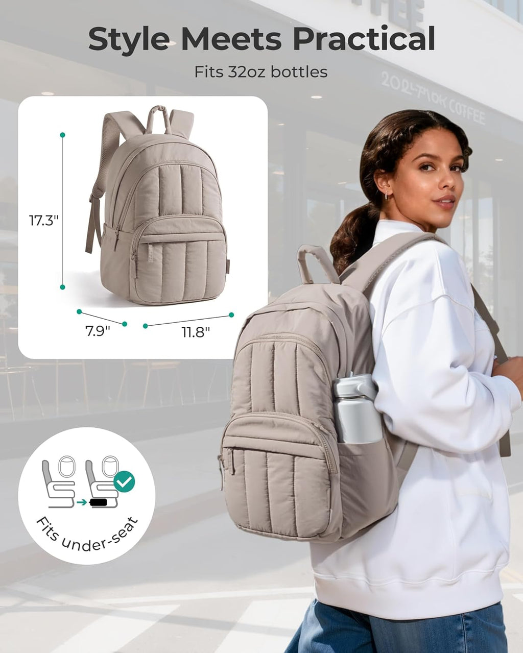 Travel Laptop Backpack for Women