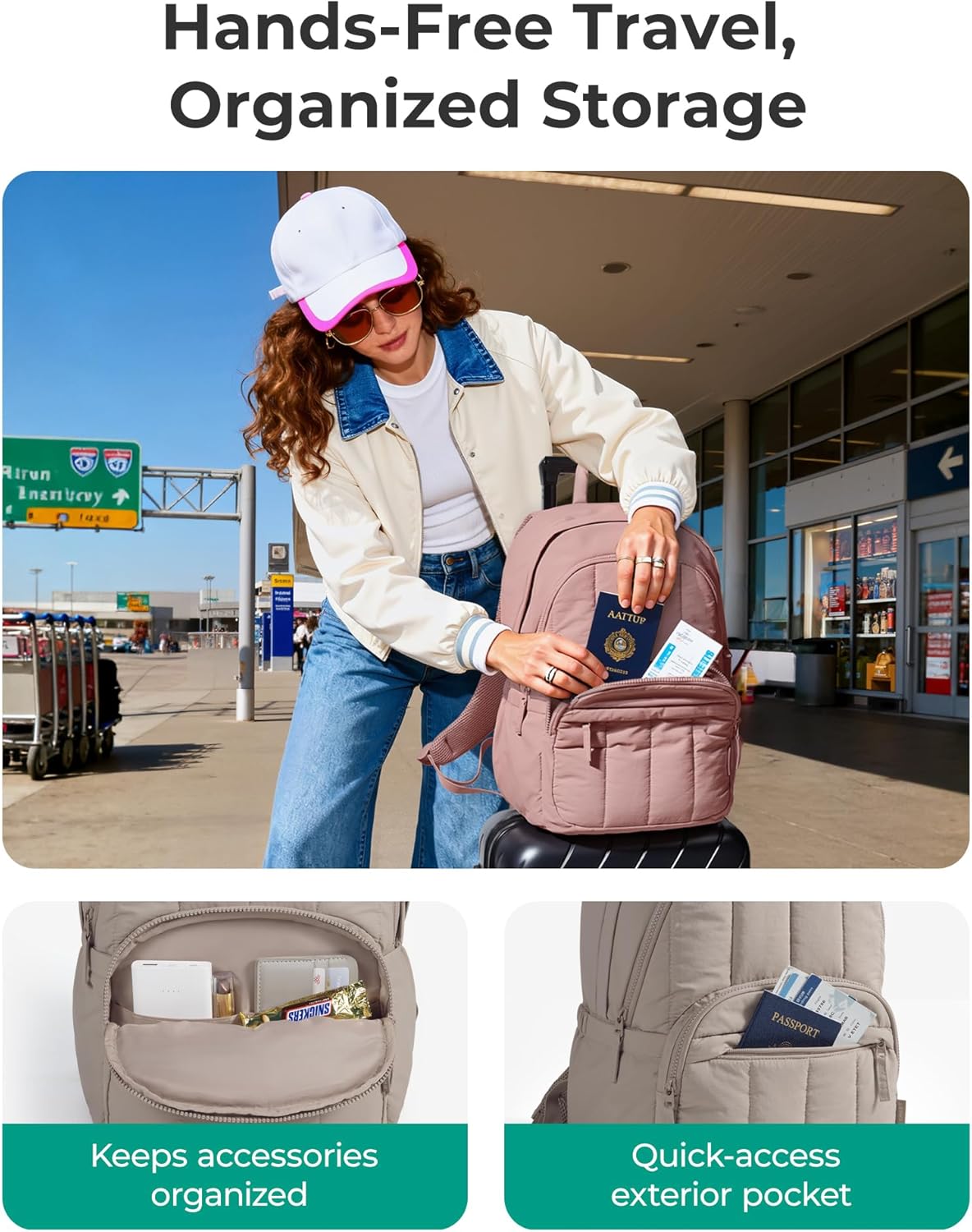 Travel Laptop Backpack for Women
