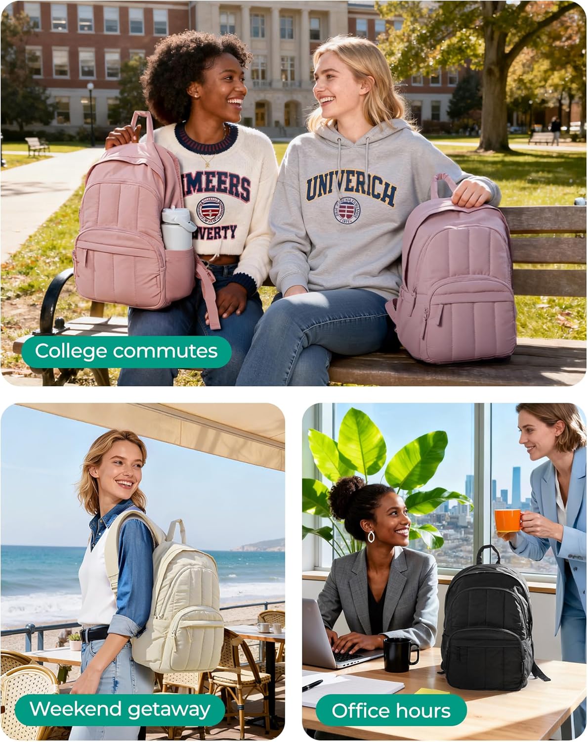 Travel Laptop Backpack for Women